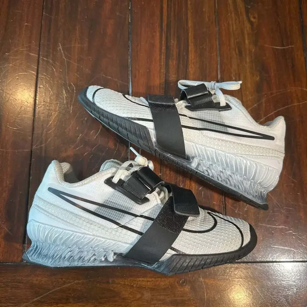 Nike Romaleos 4 Weightlifting Shoes White Black